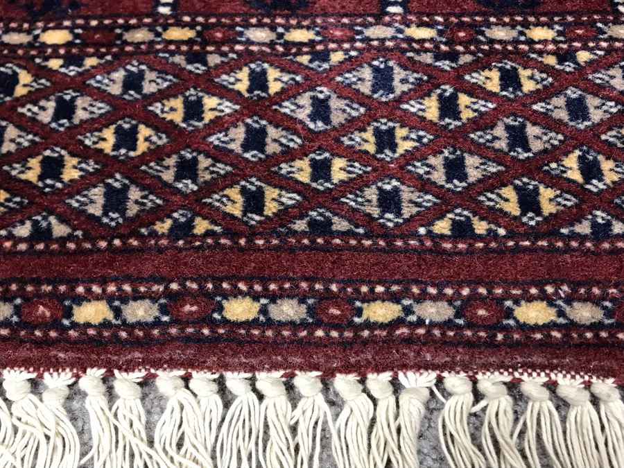 Vintage Hand Knotted Wool Perisan Rug 3' X 2'1' [Photo 13]