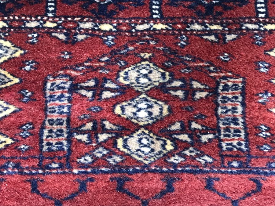 Vintage Hand Knotted Wool Perisan Rug 3' X 2'1' [Photo 12]