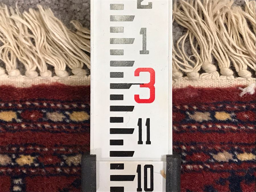 Vintage Hand Knotted Wool Perisan Rug 3' X 2'1' [Photo 16]