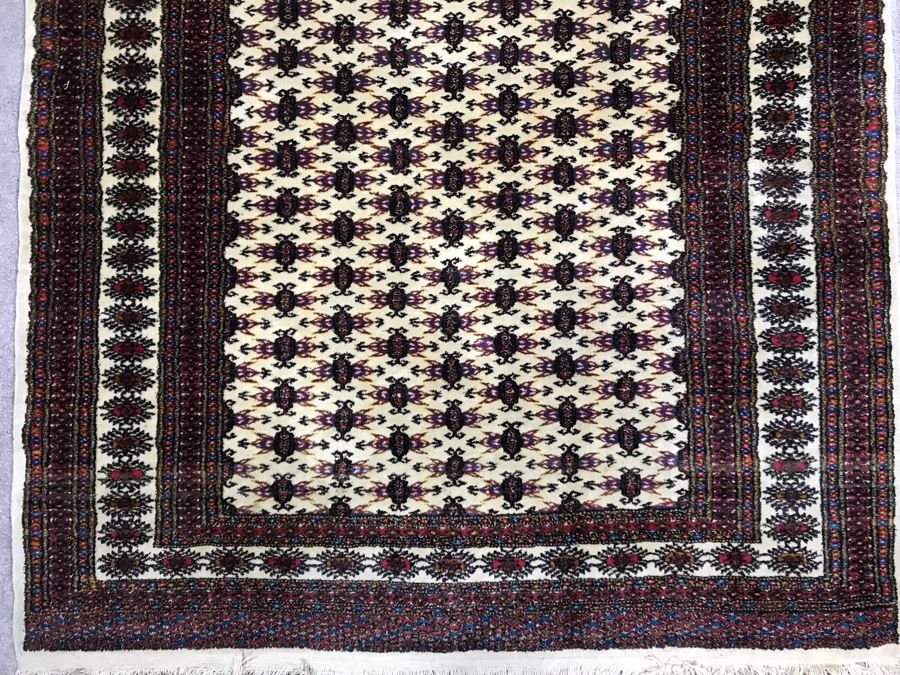 Vintage Hand Knotted Wool Perisan Area Rug [Photo 20]