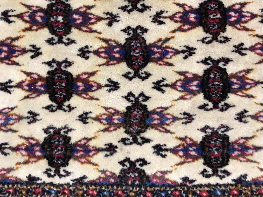 Vintage Hand Knotted Wool Perisan Area Rug [Photo 14]