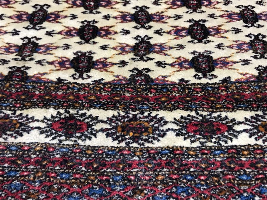 Vintage Hand Knotted Wool Perisan Area Rug [Photo 17]