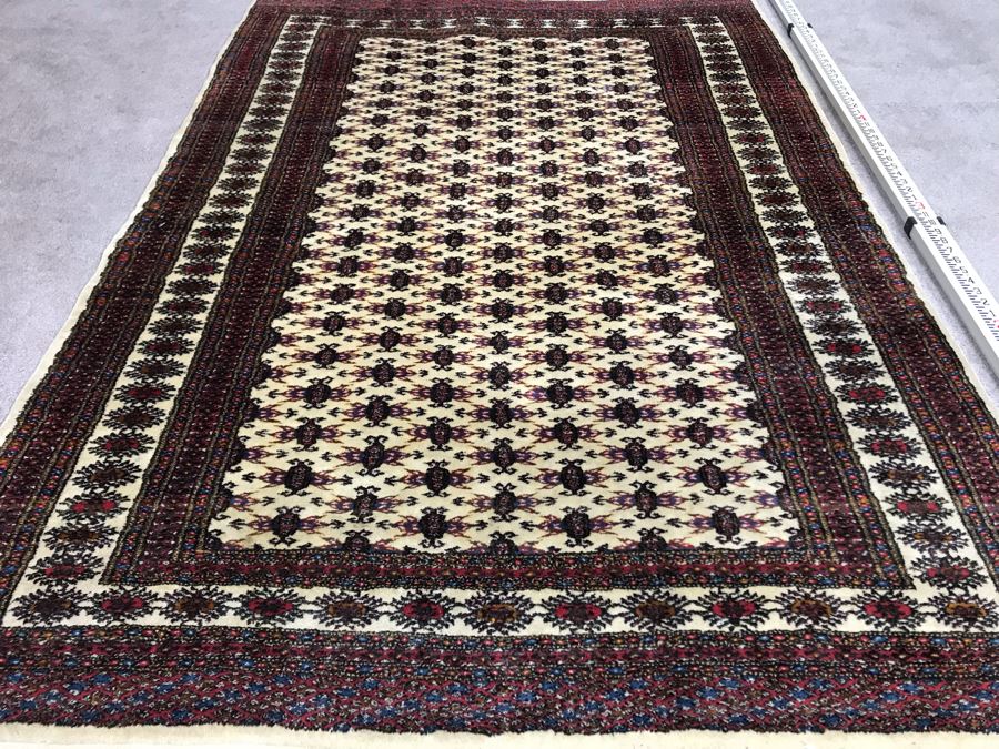 Vintage Hand Knotted Wool Perisan Area Rug [Photo 5]