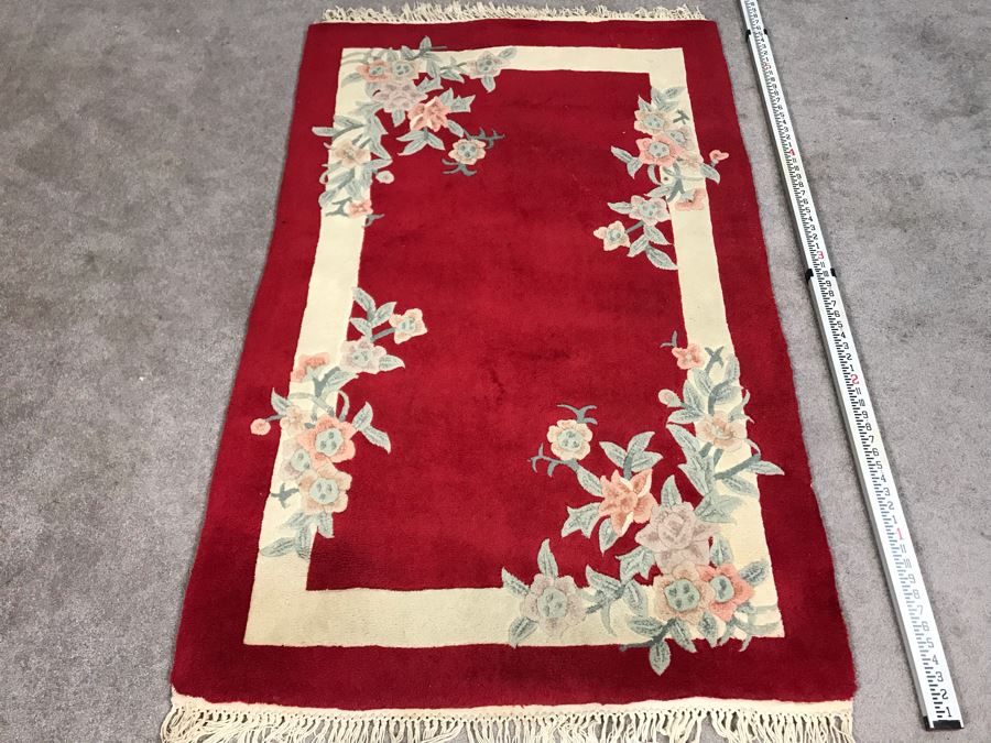 100% Wool Pile Chinese Area Rug 3.5 X 5.6 [Photo 2]