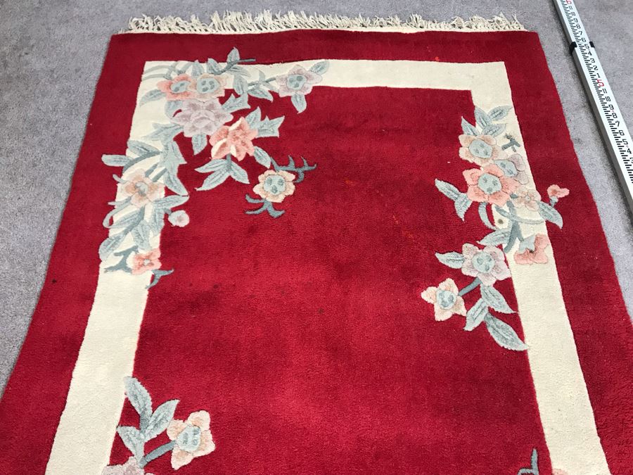 100% Wool Pile Chinese Area Rug 3.5 X 5.6 [Photo 6]