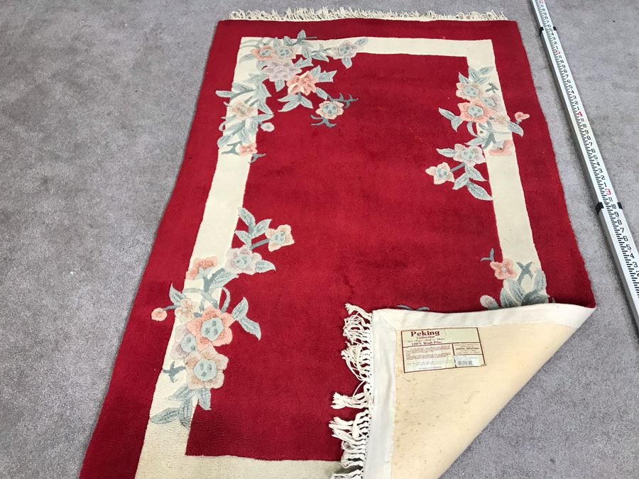 100% Wool Pile Chinese Area Rug 3.5 X 5.6 [Photo 8]