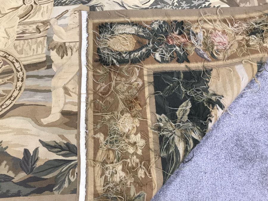 Large Stunning Finely Knotted Wall Tapestry 8'9' X 5'4' [Photo 20]