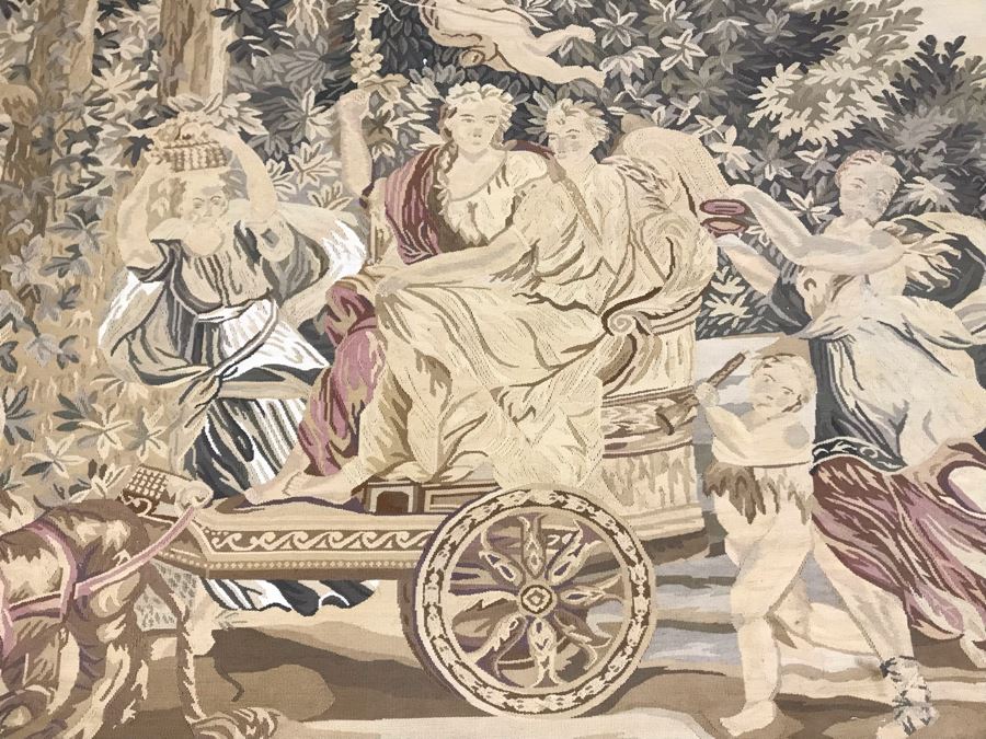 Large Stunning Finely Knotted Wall Tapestry 8'9' X 5'4' [Photo 8]