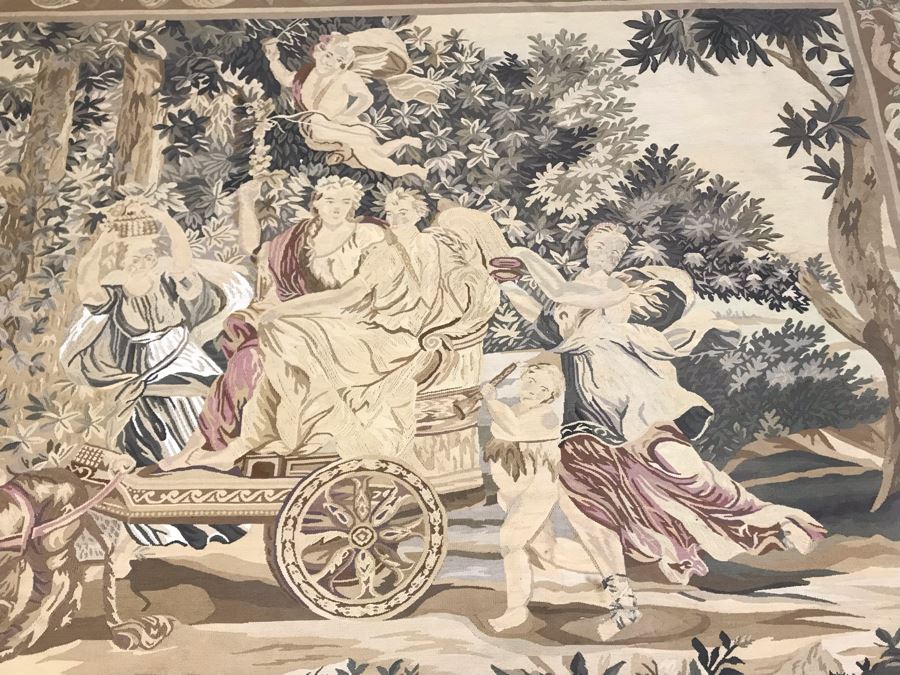 Large Stunning Finely Knotted Wall Tapestry 8'9' X 5'4' [Photo 7]