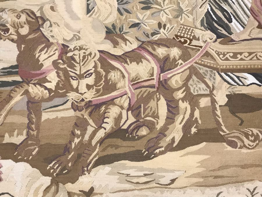 Large Stunning Finely Knotted Wall Tapestry 8'9' X 5'4' [Photo 12]