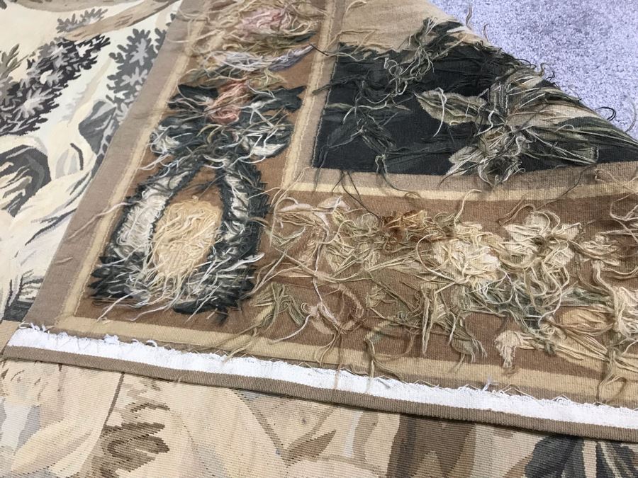 Large Stunning Finely Knotted Wall Tapestry 8'9' X 5'4' [Photo 23]