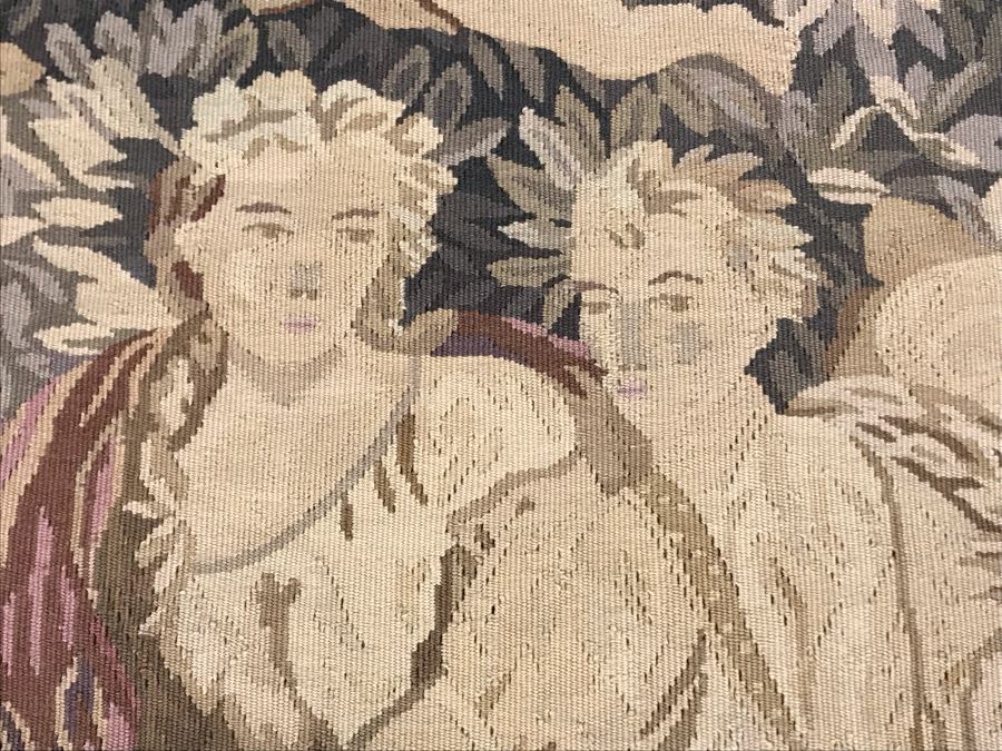 Large Stunning Finely Knotted Wall Tapestry 8'9' X 5'4' [Photo 17]