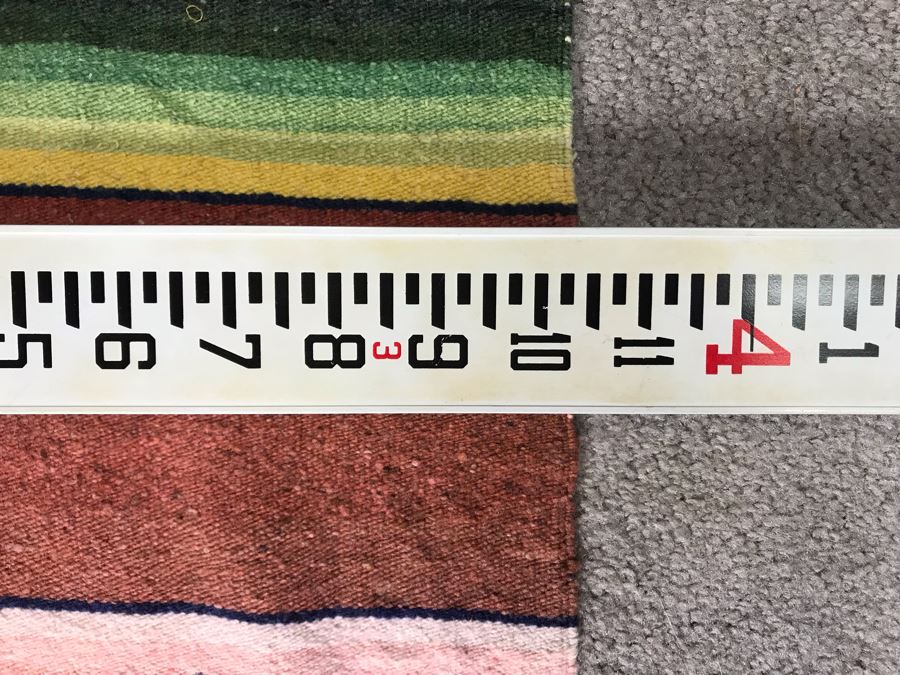 Vintage Mexican Blanket 6'10' X 3'10' [Photo 8]