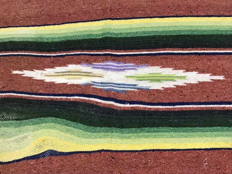 Vintage Mexican Blanket 6'10' X 3'10' [Photo 5]