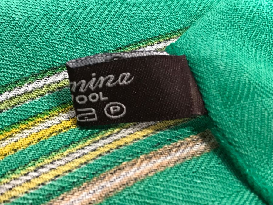 100% Wool Pashmina Scarf 4' X 4' [Photo 17]