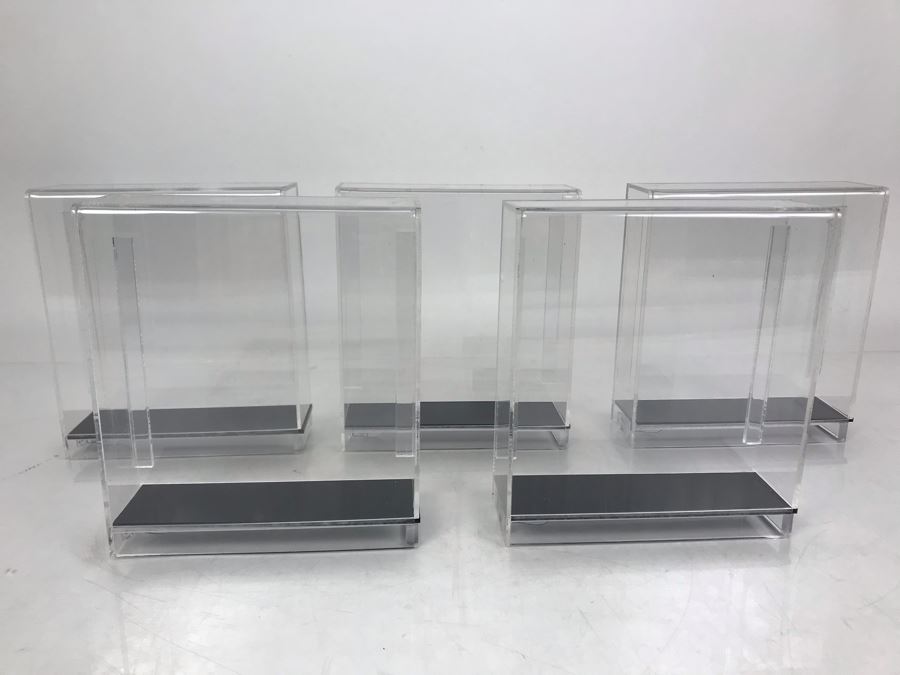 (5) Acrylic Hot Wheels Display Cases 6W X 7H X 2D [Photo 1]