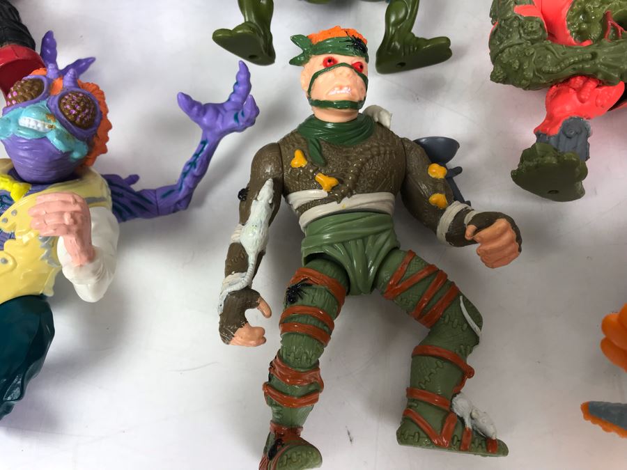 Collection Of Vintage 1988, 1989 Teenage Mutant Ninja Turtles Action ...