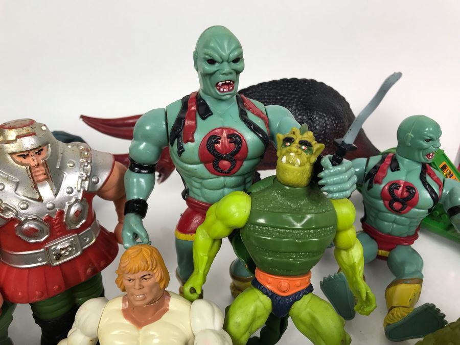 Collection Of Vintage He-Man Action Figures And Vehicles 1981, 1982 ...