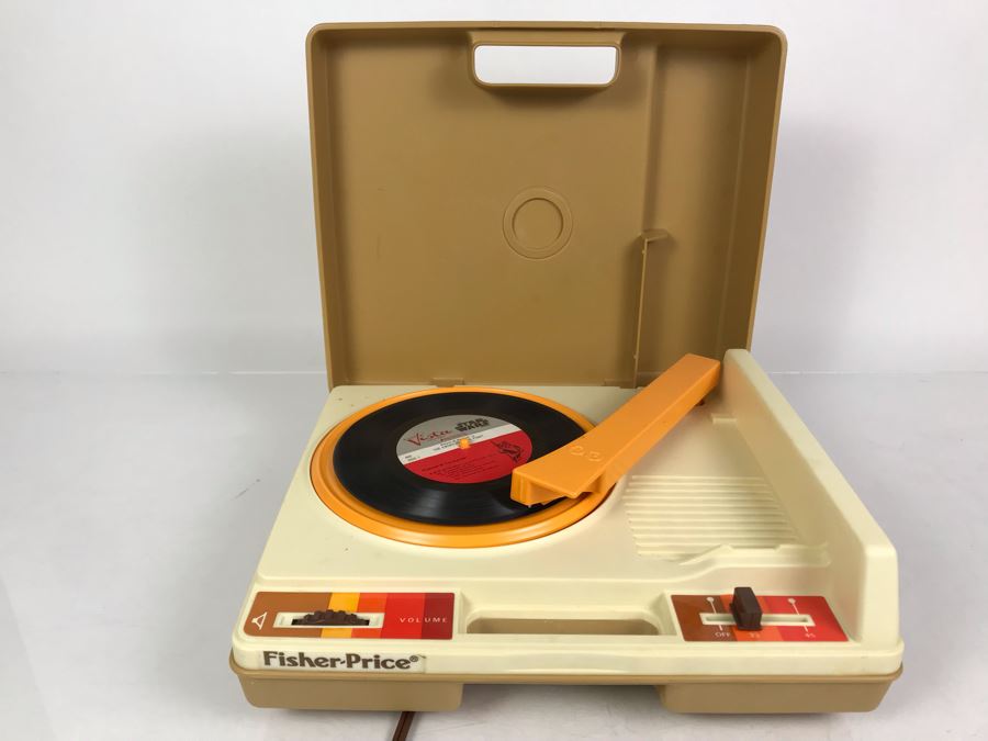 Working Fisher-Price Portable Record Player With Star Wars Record [Photo 3]