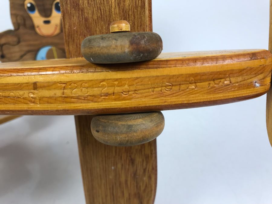 Pair Of Wooden Airplanes And Wooden Bear Puzzle [Photo 7]