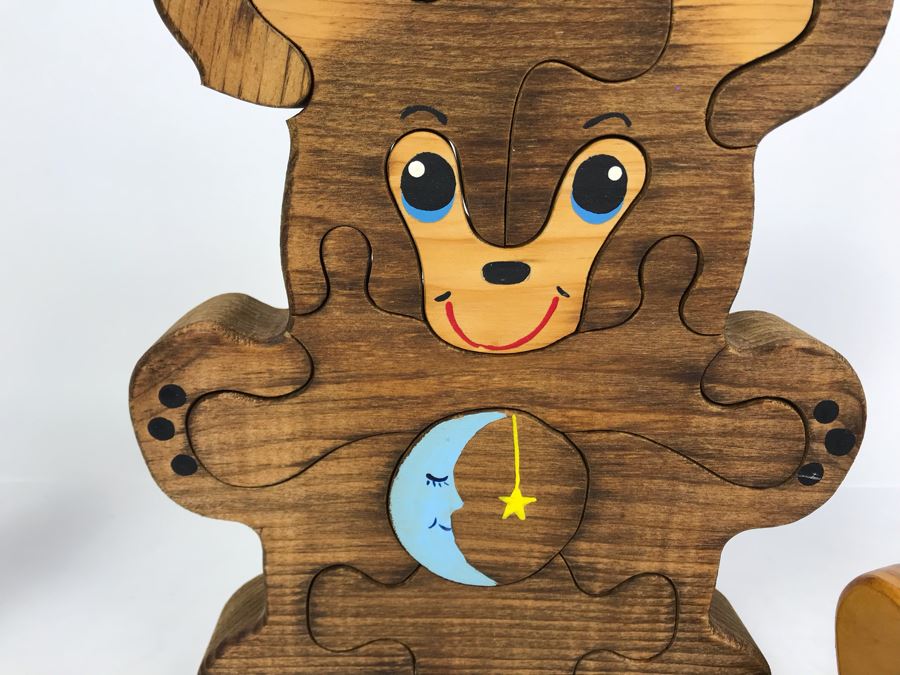 Pair Of Wooden Airplanes And Wooden Bear Puzzle [Photo 11]