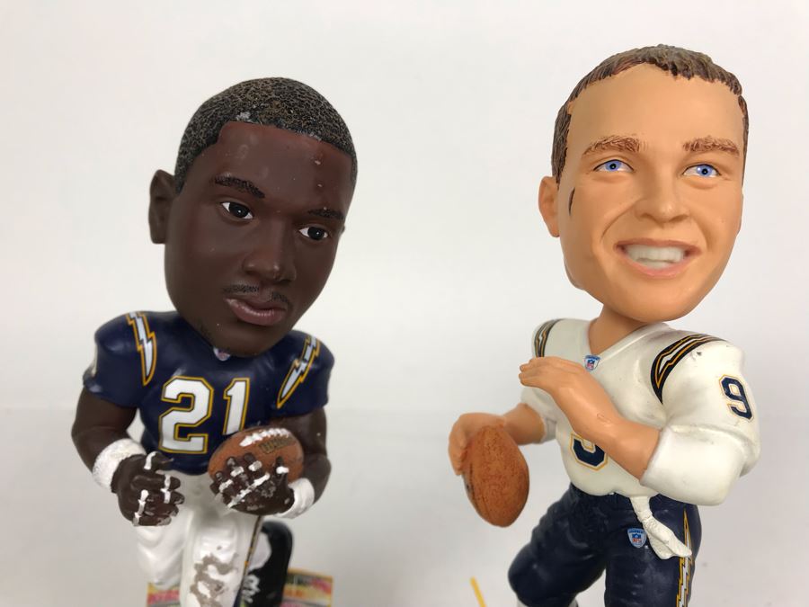 Pair Of NFL Players Inc Forever Collectibles Limited Edition Bobble ...