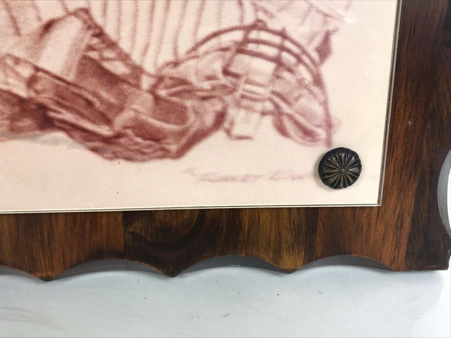 Babe Ruth Print On Board 19 X 23 [Photo 5]