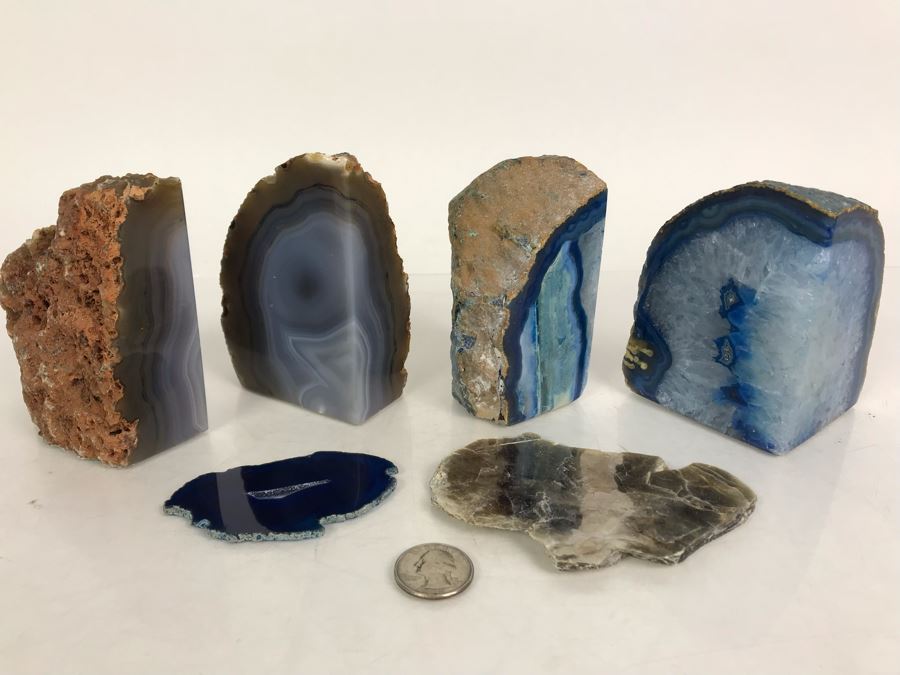 Polished Geode Bookend Collection 4.5H [Photo 2]