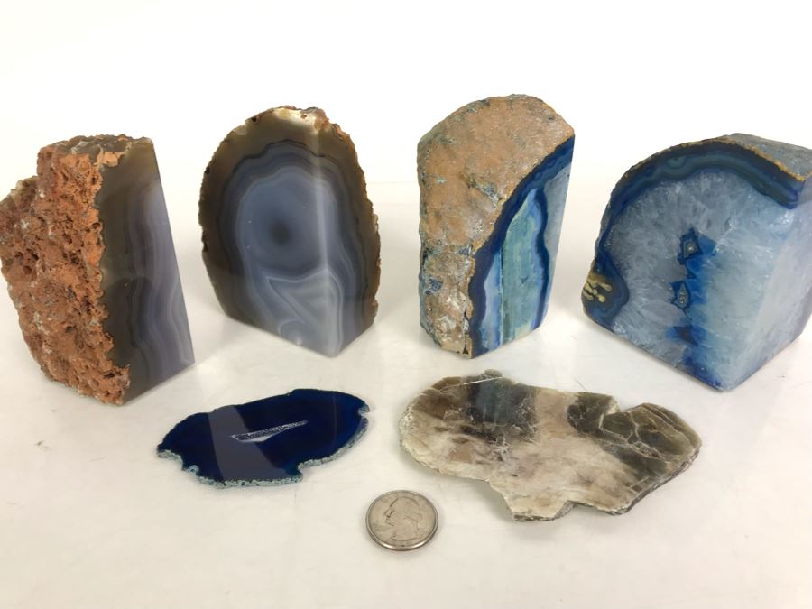 Polished Geode Bookend Collection 4.5H [Photo 3]