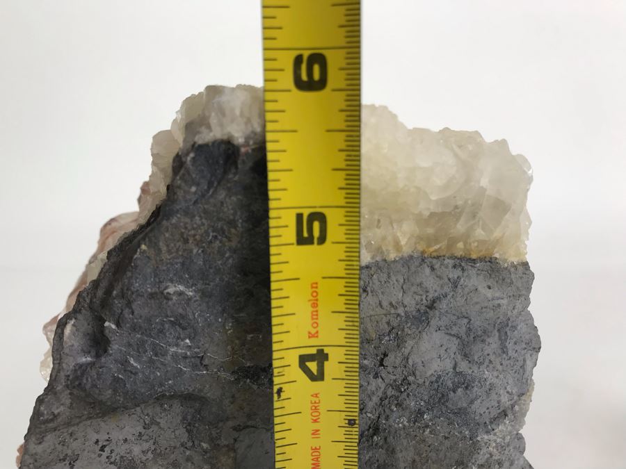 Pair Of Geode Crystal Sections With Amethyst - R 6'H [Photo 12]