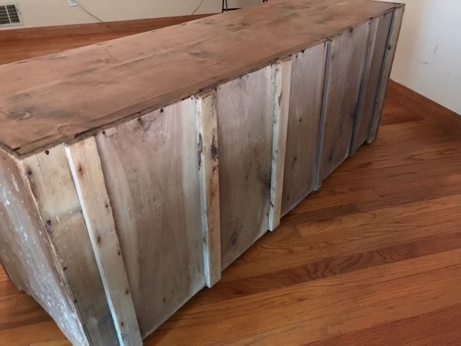 Antique Primitive Pine Bench 3-Drawer Chest Of Drawers Dresser 52W X 17D X 20H - LJE [Photo 15]