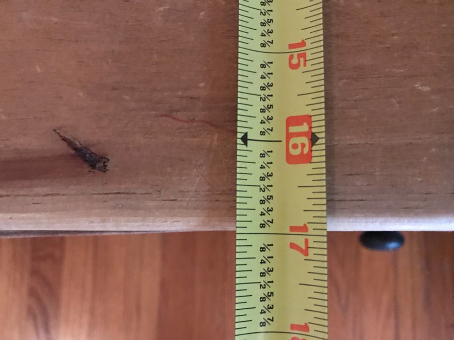 Antique Primitive Pine Bench 3-Drawer Chest Of Drawers Dresser 52W X 17D X 20H - LJE [Photo 12]