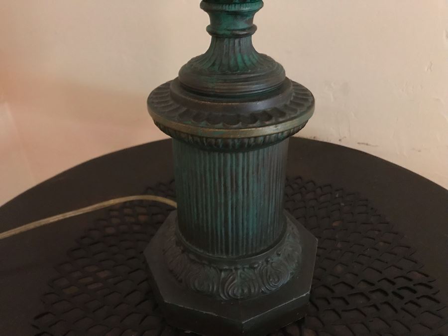 Vintage Metal Table Lamp - LJE [Photo 6]