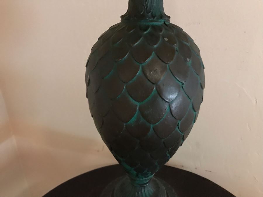 Vintage Metal Table Lamp - LJE [Photo 5]