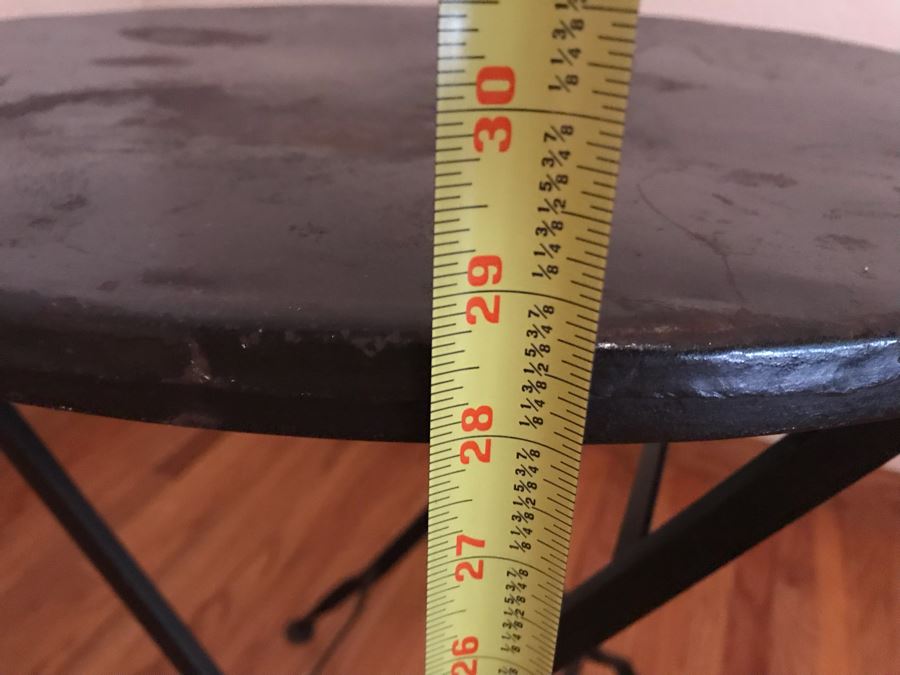 Folding Metal Round Table 23R X 29H - LJE [Photo 7]