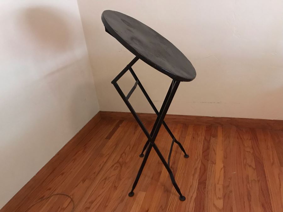 Folding Metal Round Table 23R X 29H - LJE [Photo 5]