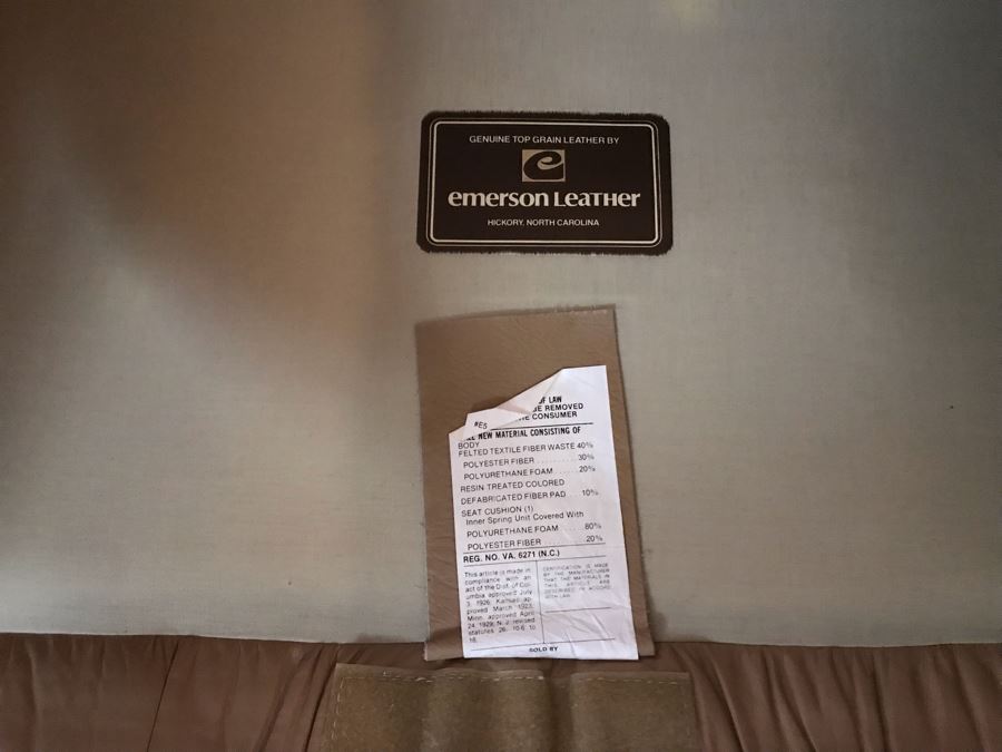 Emerson Leather Armchair Top Grain Leather - LJE [Photo 4]