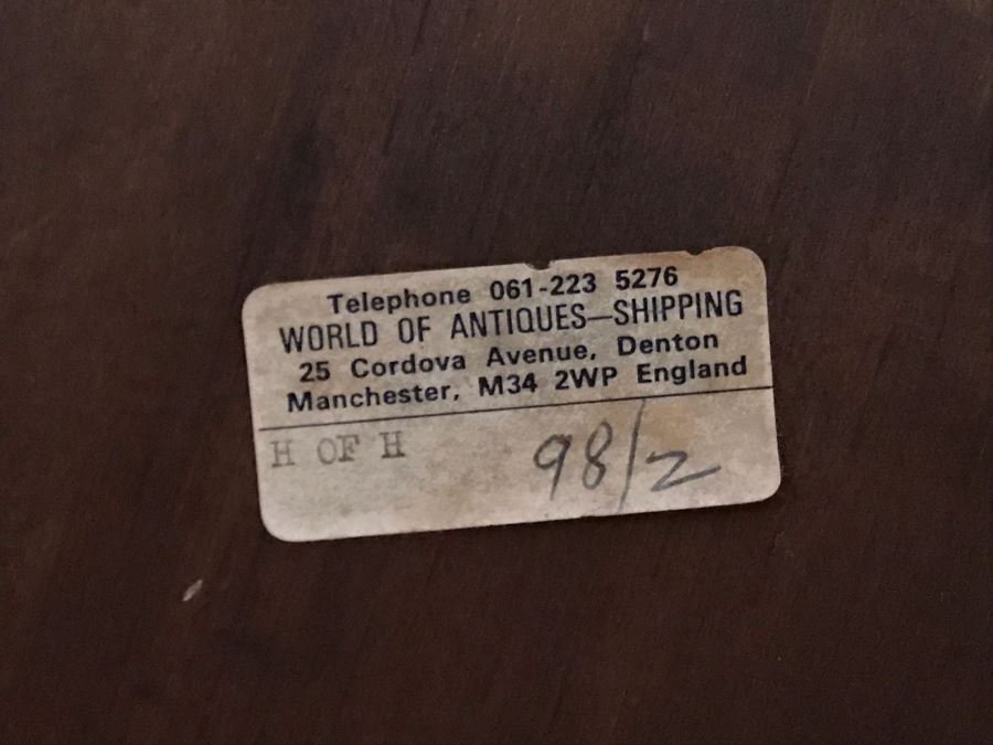 Antique English 3-Drawer Chest Of Drawers Dresser 48W X 22D X 47H - LJE [Photo 19]