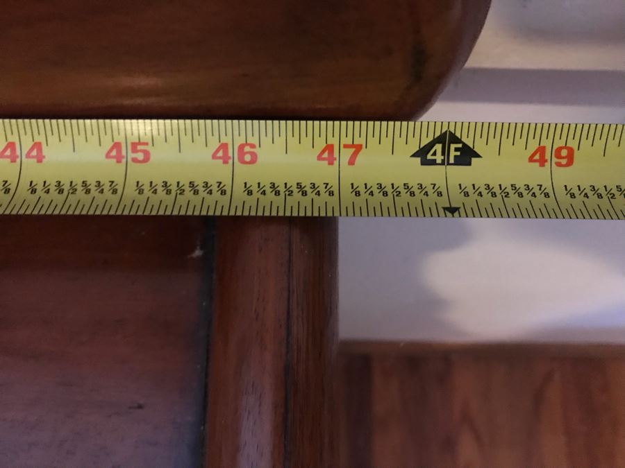 Antique English 3-Drawer Chest Of Drawers Dresser 48W X 22D X 47H - LJE [Photo 14]