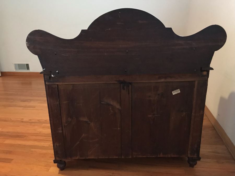 Antique English 3-Drawer Chest Of Drawers Dresser 48W X 22D X 47H - LJE [Photo 17]