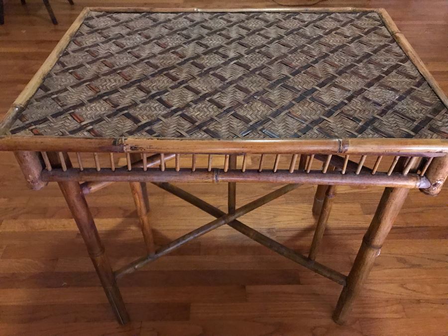 Bamboo Tray Table 28W X 20D X 26H - LJE [Photo 10]