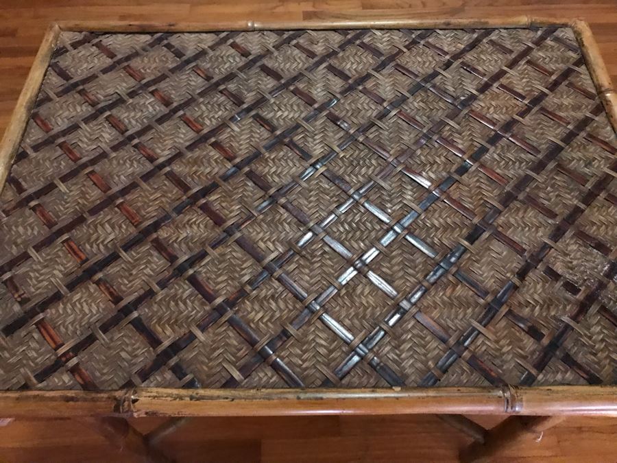 Bamboo Tray Table 28W X 20D X 26H - LJE [Photo 8]