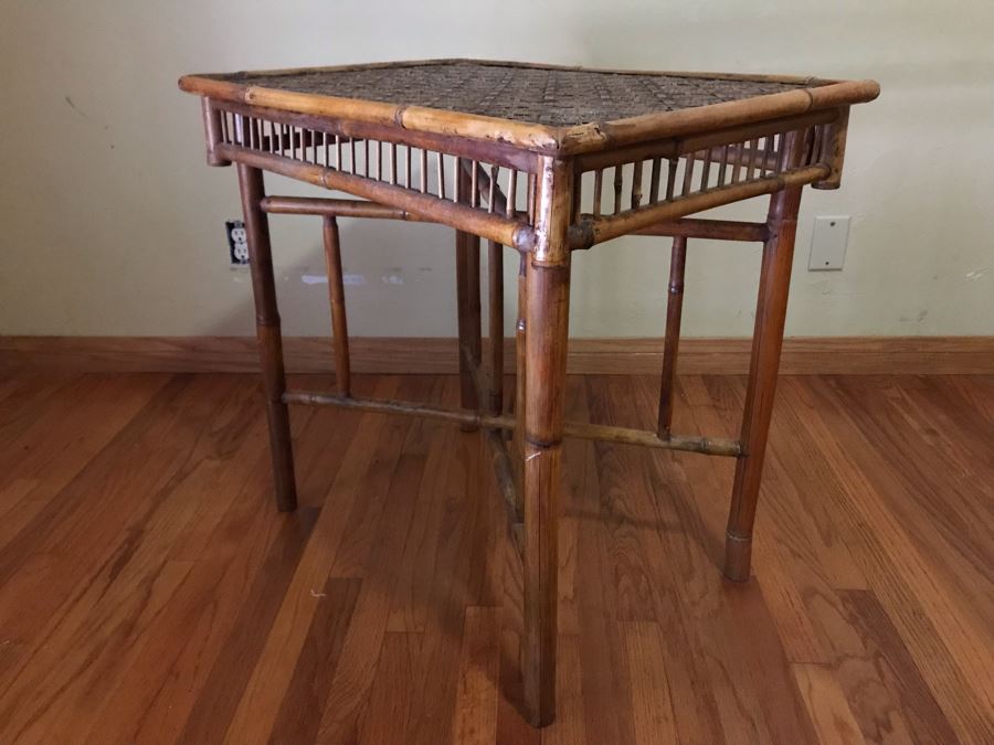 Bamboo Tray Table 28W X 20D X 26H - LJE [Photo 5]