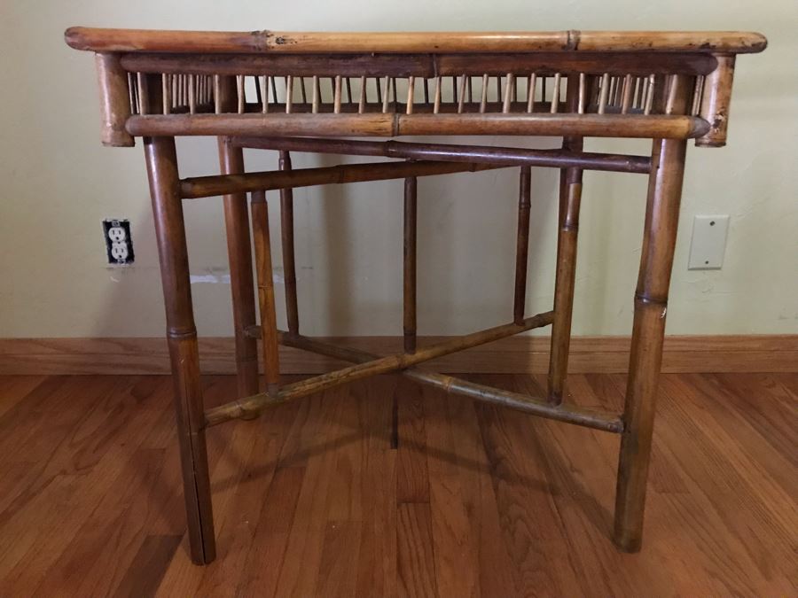 Bamboo Tray Table 28W X 20D X 26H - LJE [Photo 3]