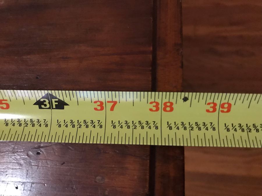 Antique Primitive 4-Drawer Chest Of Drawers Dresser 38W X 16D X 35H - LJE [Photo 12]