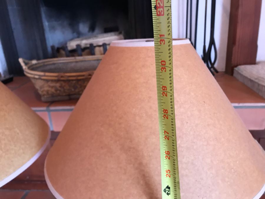 Pair Of Metal Table Lamps - LJE [Photo 6]