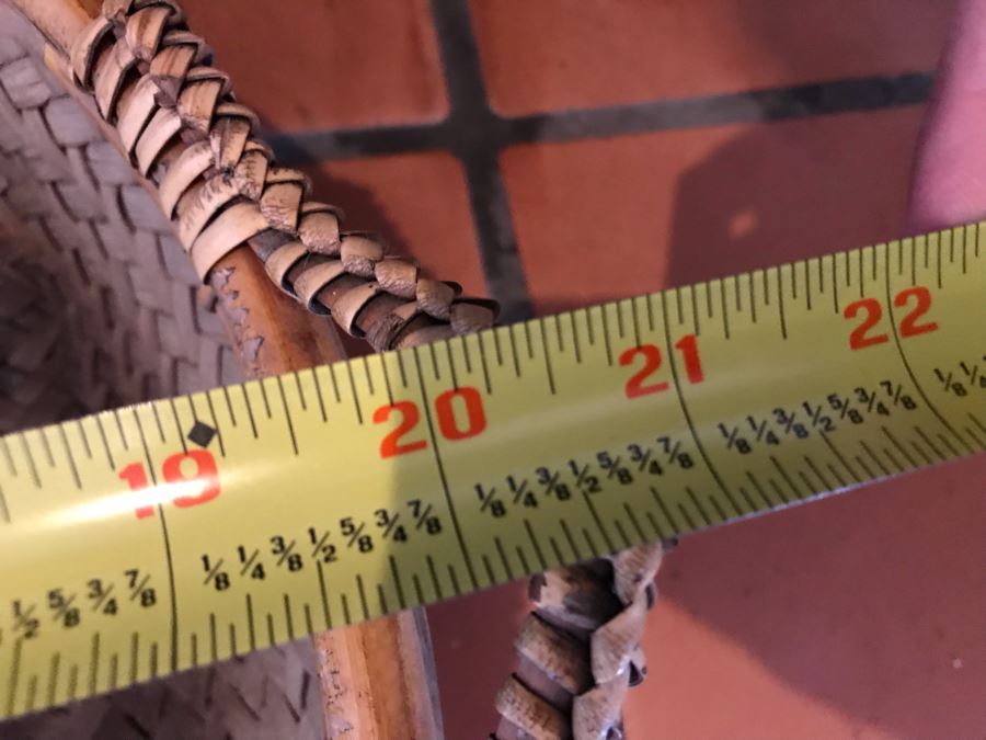 Vintage Woven Basket 21 X 16 X 6 - LJE [Photo 12]