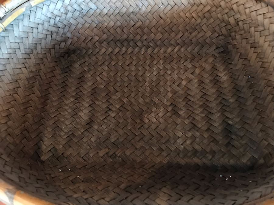 Vintage Woven Basket 21 X 16 X 6 - LJE [Photo 5]
