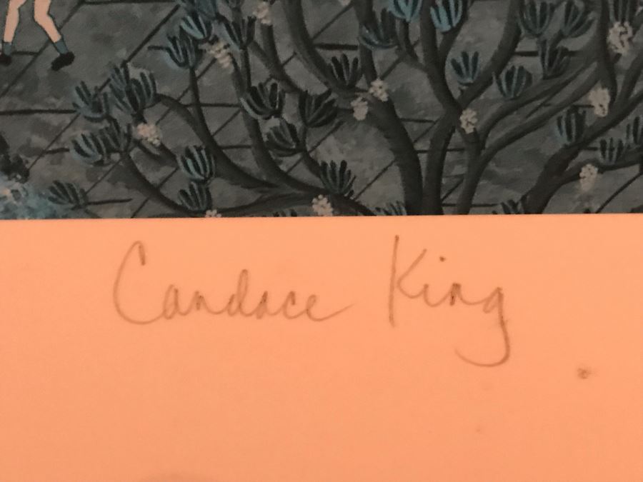 La Jolla, California Poster On Board Hand Signed By Candace King 26 X 36 - LJE [Photo 8]