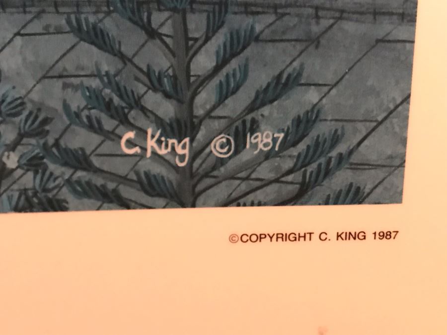 La Jolla, California Poster On Board Hand Signed By Candace King 26 X 36 - LJE [Photo 10]